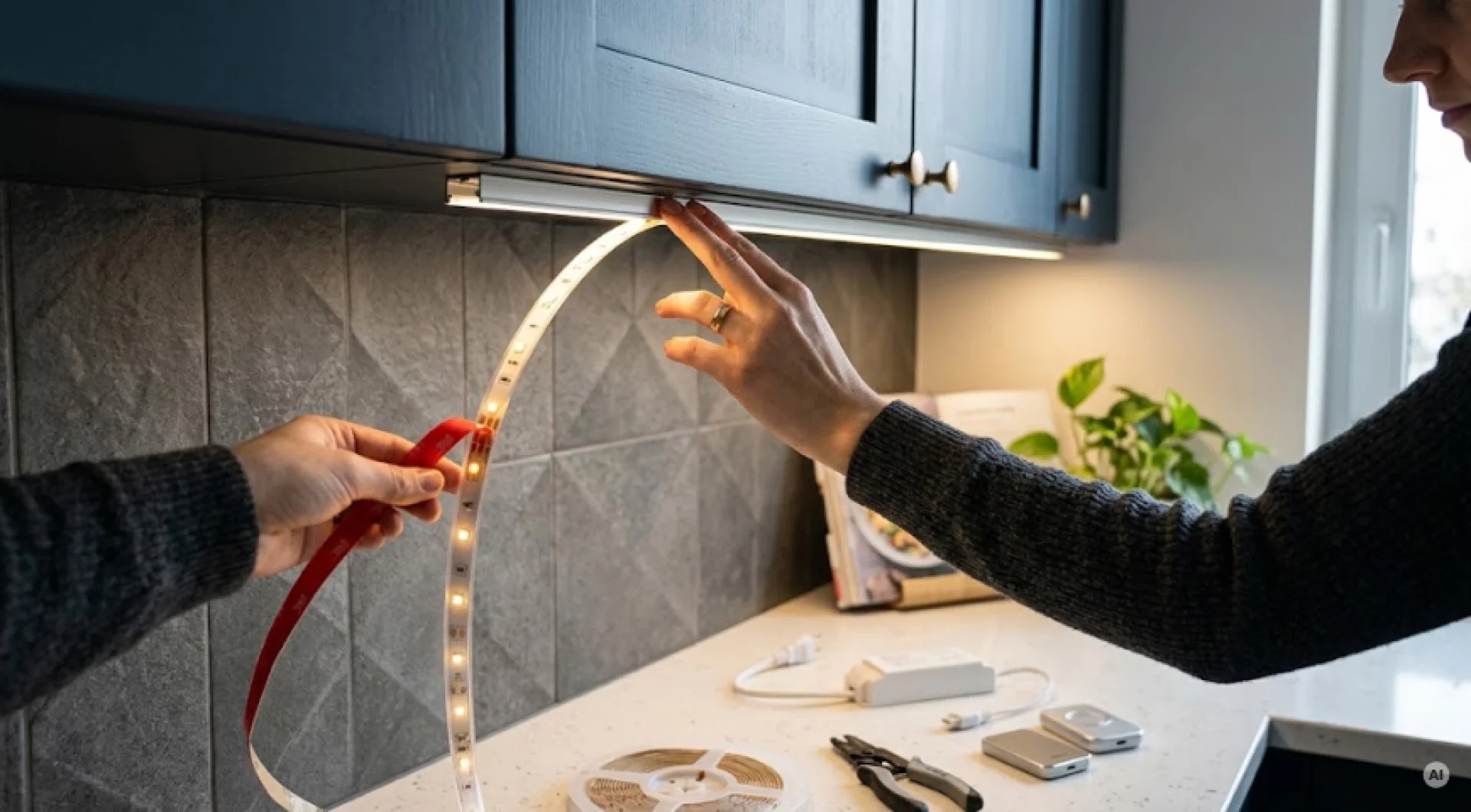 Setti+ - Jak zamontować taśmę LED krok po kroku?